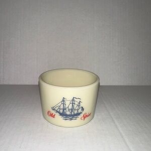 Vintage Early American Old Spice Shaving Mug Cup Glass Shulton